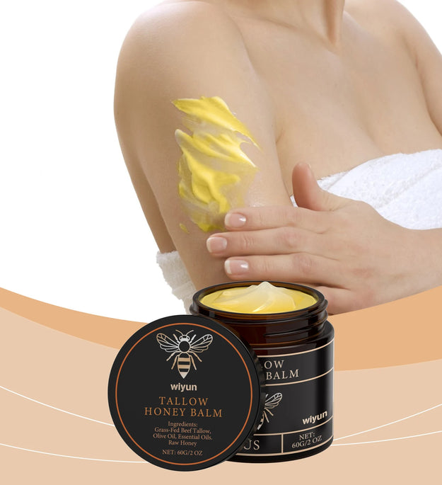 Tallow Honey Cream Glow Hydrating Skin Improve Elasticity Soft Bleaching Improve Dullness Firming Face Body Moisturizer Lotion