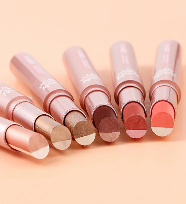 Gradient two-color eye shadow pen waterproof, sweat proof, not easy to smudge, pearlescent, fine shiny, lazy eye shadow s