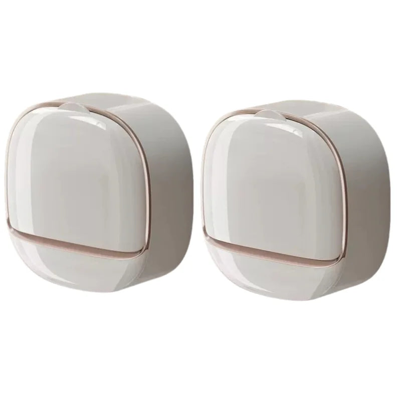 Waterproof Soap Box for Shower, Hanging Soap Holder with Drainage for Bathroom Storage