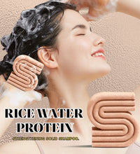1-3PCS Rice Shampoo & Conditioner Bar Soild Soap for Hair Growth Strengthening Hair Clean Dandruff Nourish Moisturize Hair Care - BlissFully