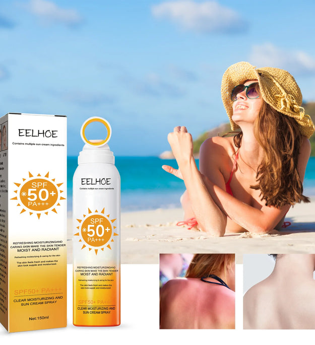 150ml  Whitening Essence Sunscreen Spray Waterproof Body Neck Moisturizing Hydrating Anti UV Protection For Skin Care