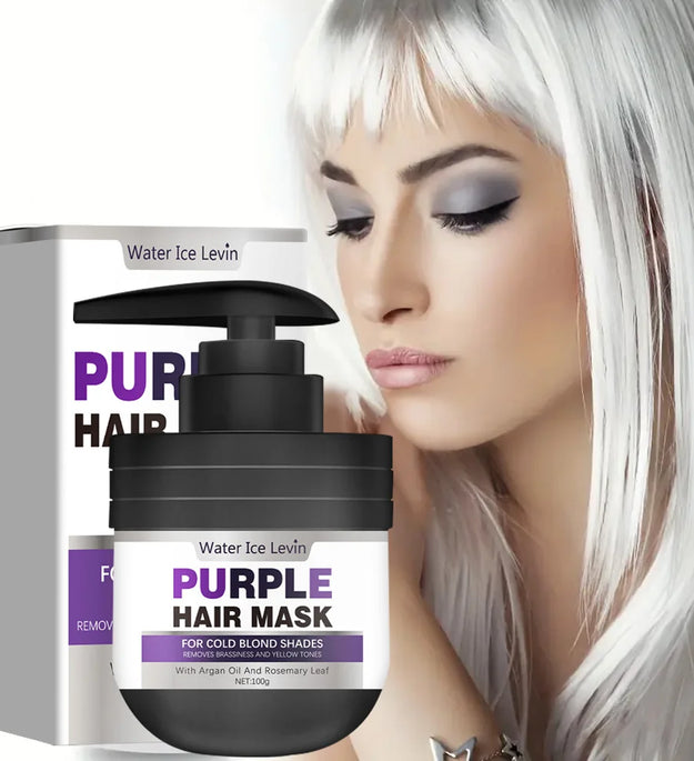 Purple Keratin Hair Mask Repairing For Hair Damaged Maltreated Moisturizing Nourishing Repairing Hair Mask Hair Care Conditioner