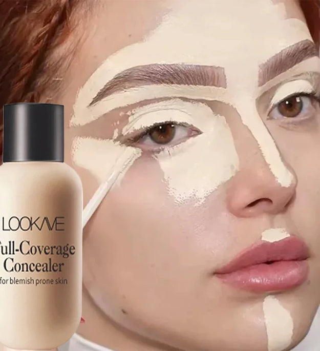 Waterproof Liquid Concealer Foundation Cream Lasting Full Coverage Acne Spot Dark Circles Concealer Cream Face Makeup Cosmetic