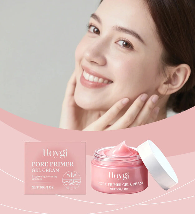 Pore-Invisible Primer Cream - Conceals Imperfections, Corrects Skin Tone, Smooths Makeup, Moisturizes and Hydrates