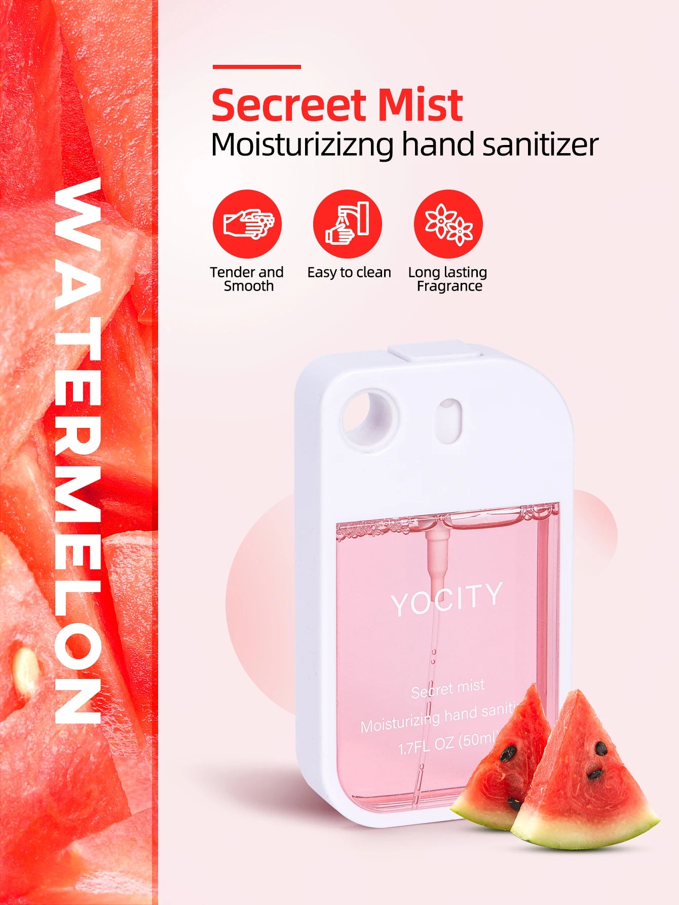 50ml Air Freshener Car Fragrance Spray Fresh Air Long-Lasting Fragrance Bathroom Hotel Valentine's Day Gifts Hand Sanitizer Bott