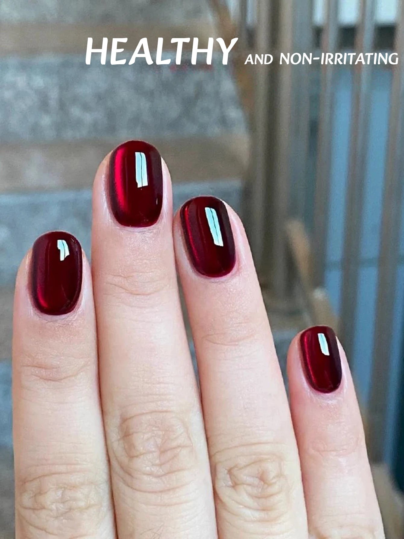 12ML 1-21PCS Winter And Autumn Whitening Red Glass Bead Cat Eye Magnet Gel Nail Polish Christmas Nails Nail Set Nail Art