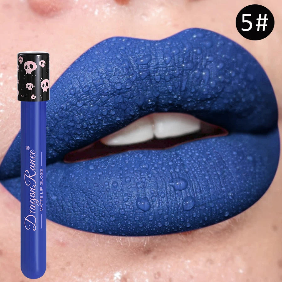 Colorful Lip Gloss Lip Glaze Tube Lip Glaze Lip Makeup Easy to Apply Waterproof Matte Lip Gloss Party Lip Makeup Lip Gloss Not Easy to Fade Lip Gloss