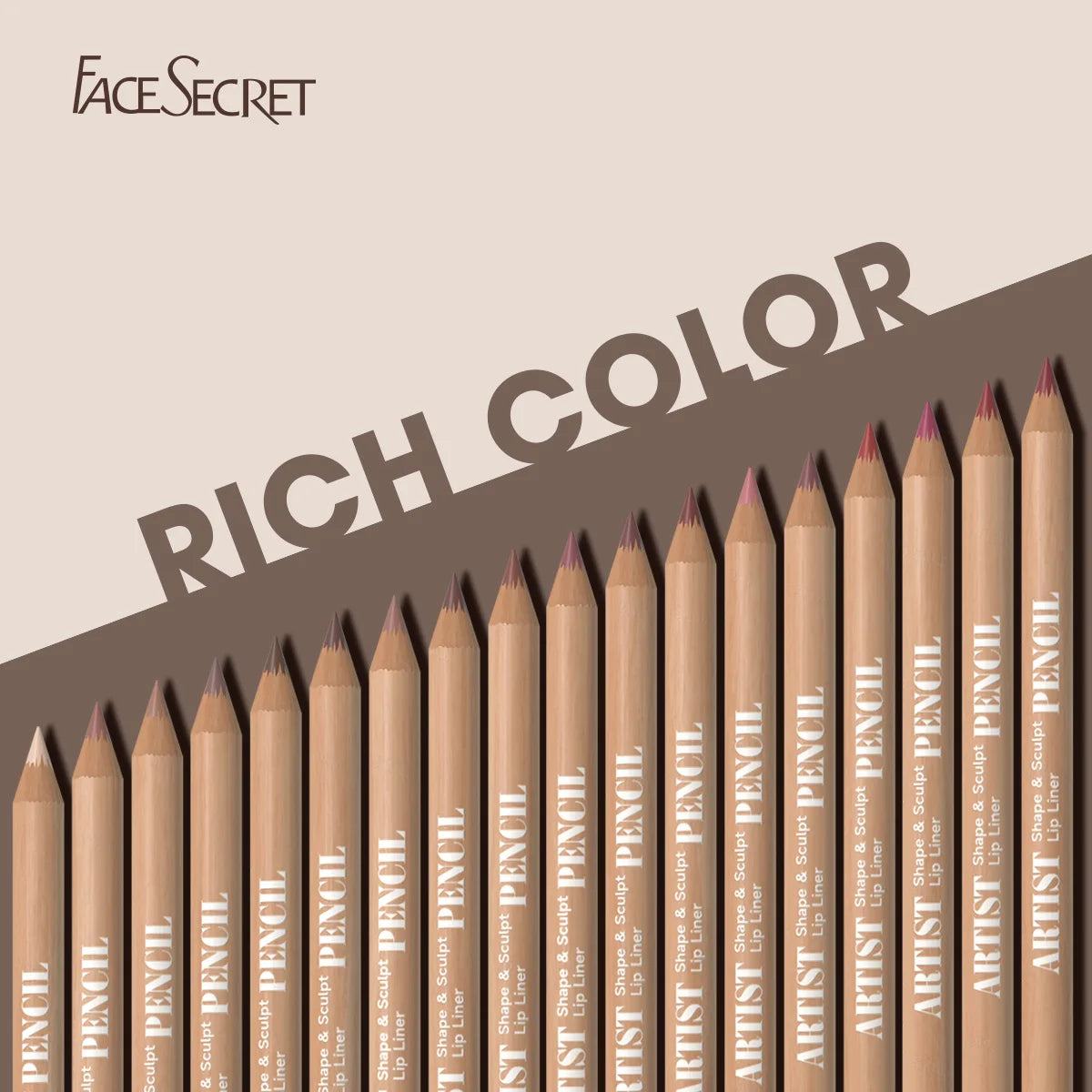 Face Secret 3Pcs Long-Lasting Velvet Lip Liner Matte Lipstick Waterproof Perfect Gift for Christmas Day, Lip Liner Set