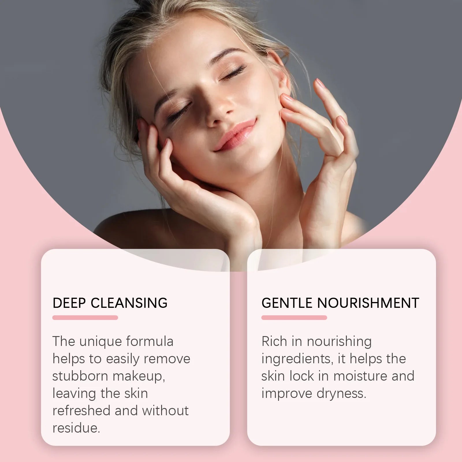 Clean Makeup Remover Cream Strawberry Dissolve Makeup Remove Dirt Blackhead Purify Pore Moisturize Nourish Makeup Remover Cream