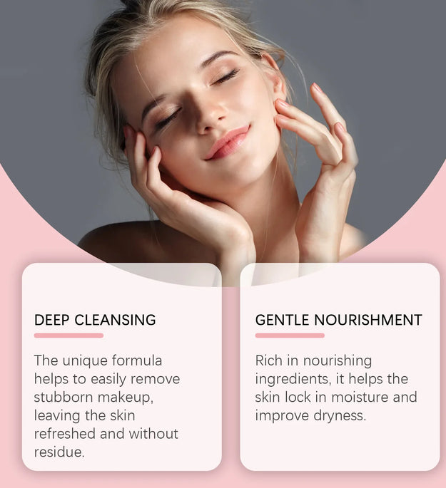 Clean Makeup Remover Cream Strawberry Dissolve Makeup Remove Dirt Blackhead Purify Pore Moisturize Nourish Makeup Remover Cream