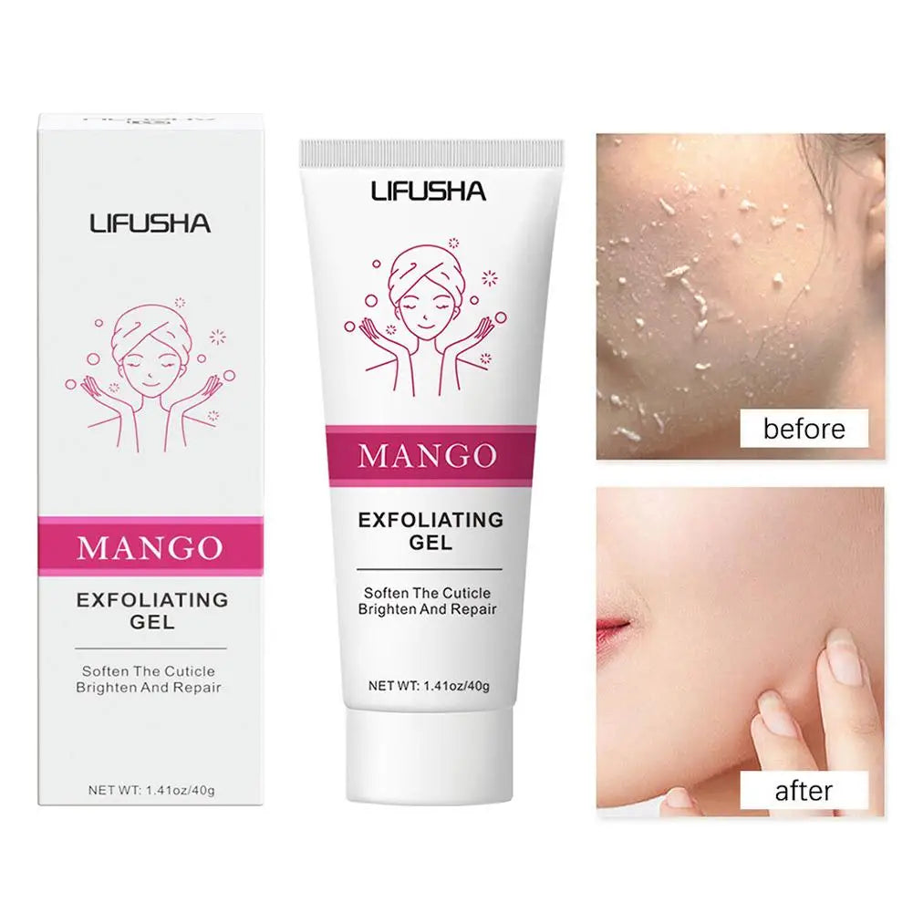 Face Exfoliating Gel Aloe Vera Facial Exfoliating Scrub Cleanses Remove Blackhead Moisturizing Shrink Pores Skin Care 30g-100g