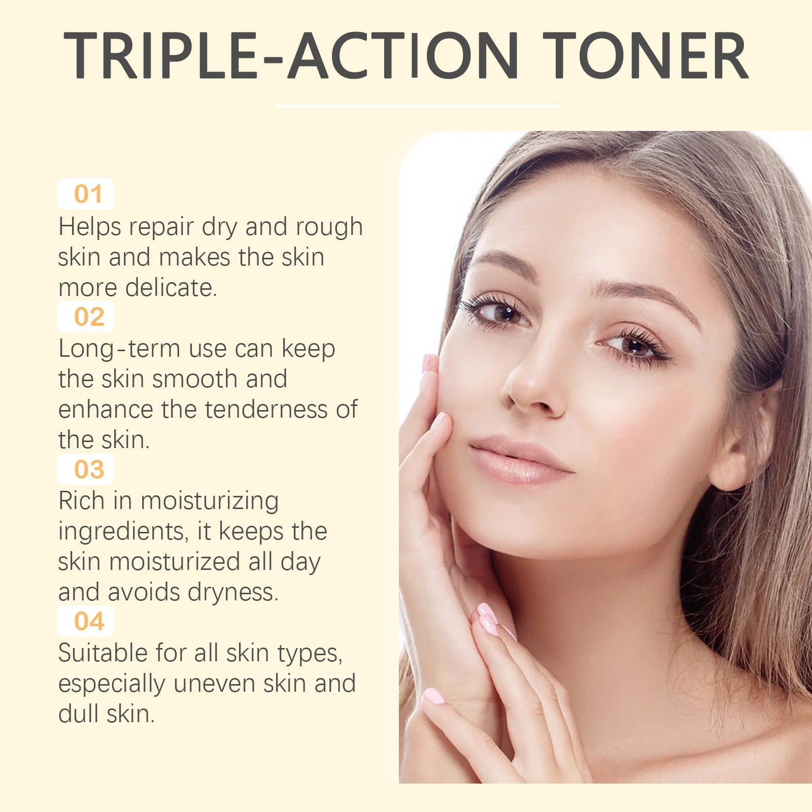 Skin Toner Skincare Hydrating Soothing Face Moisturize Toner Serum Whitening Cream Face Winter Skincare Routine