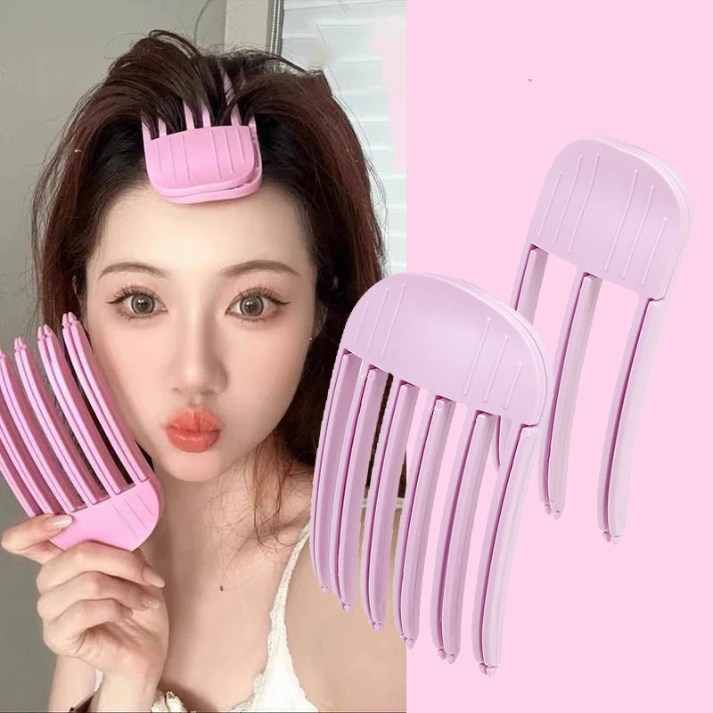 Fluffy Hairpin Curling Bangs Clips Hair Roots Volumizing Hair Clips Women Curling Fixed Shape Clips Fashion Volume Hair Roller - BlissFully