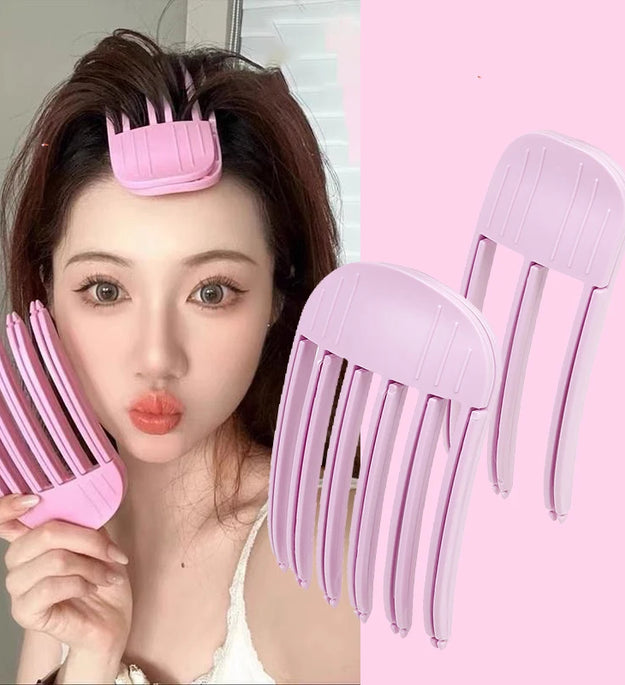 Fluffy Hairpin Curling Bangs Clips Hair Roots Volumizing Hair Clips Women Curling Fixed Shape Clips Fashion Volume Hair Roller - BlissFully