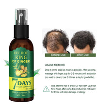 Ginger Care Hair Spray Hair Growth Essence Nourish Hair Roots Massag Scalp Repair Hair Quality Control Oil Hair Care Solution - BlissFully