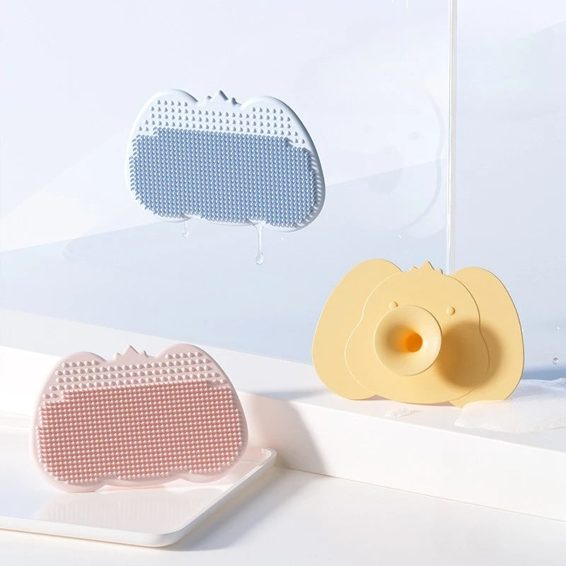 Soft Silicone Baby Bath Head Massage Brushes Cartoon Koala Hair Washing Brush Scalp Comb for Newborn Bath Tool Washing Hair Tool