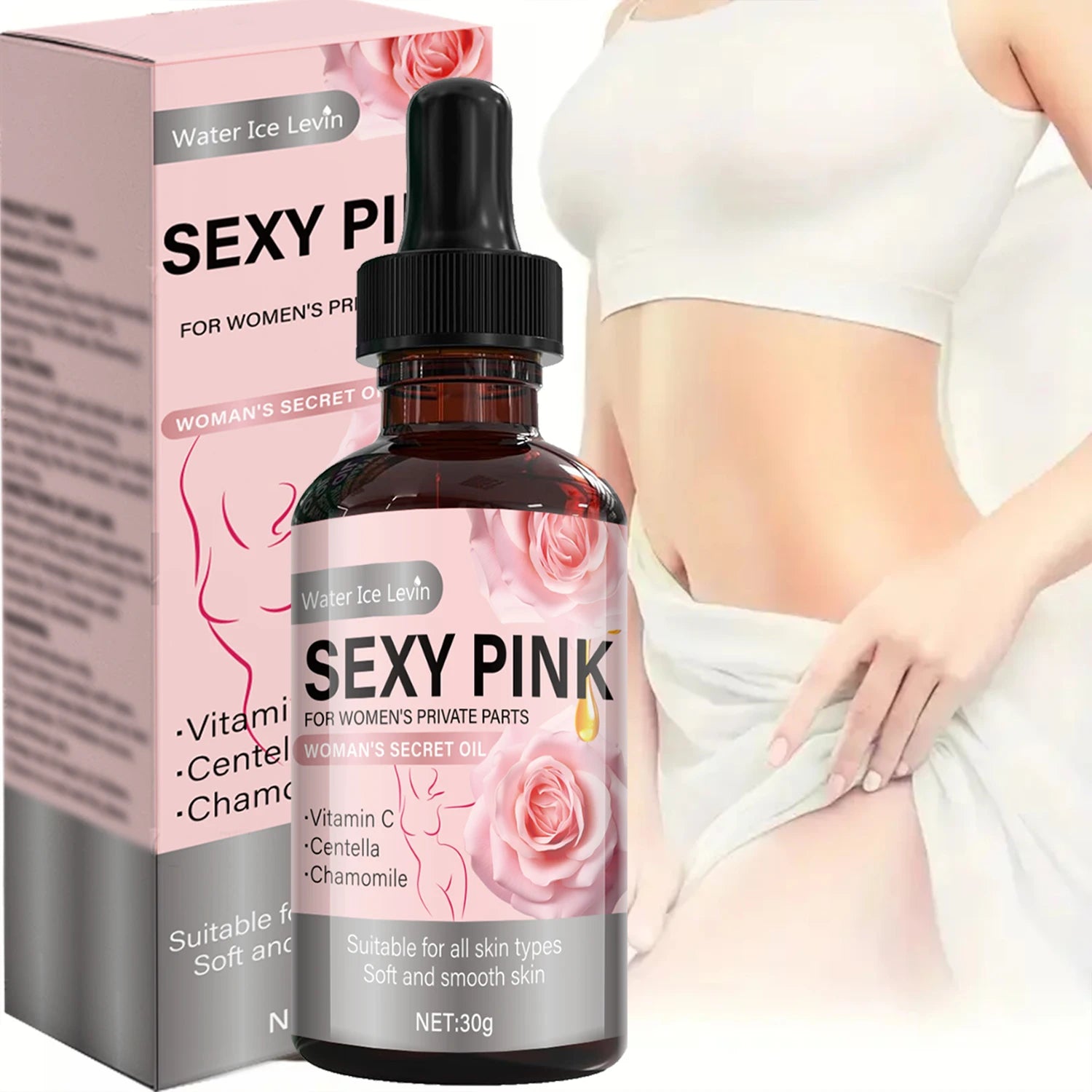 Intimate Moisturizing Cream with Rose & Rosemary - Soothing Protection, Gentle Formula, pH Balance Care, Winter Comfort