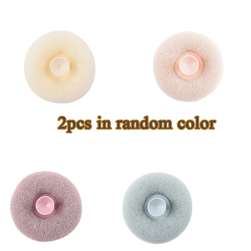 Exfoliating Bath Loofah Sponge with Suction Cup, Deep Cleansing Body Scrubber for Shower, Reusable Back Strap for Men & Women