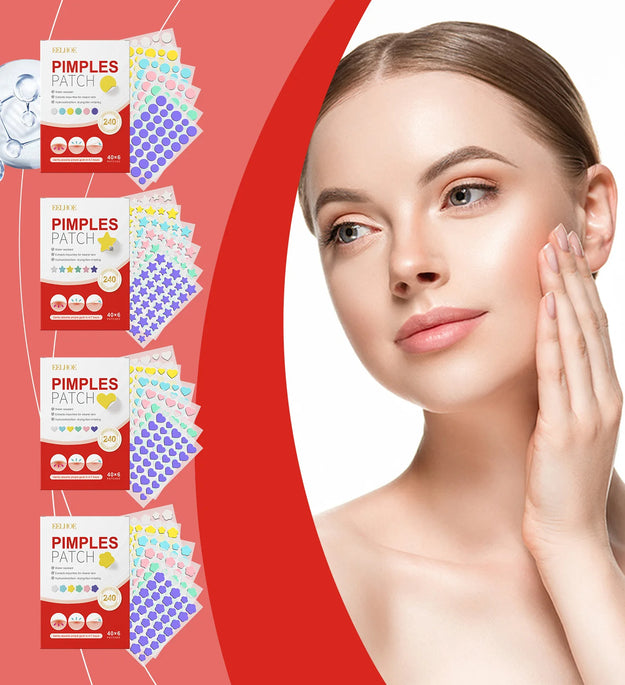 240pcs Star Acne Patches Invisible Pimple Cover for Face Oil Control Spot Treatment Cute Sticker for Covering Zits and Blemishes - BlissFully
