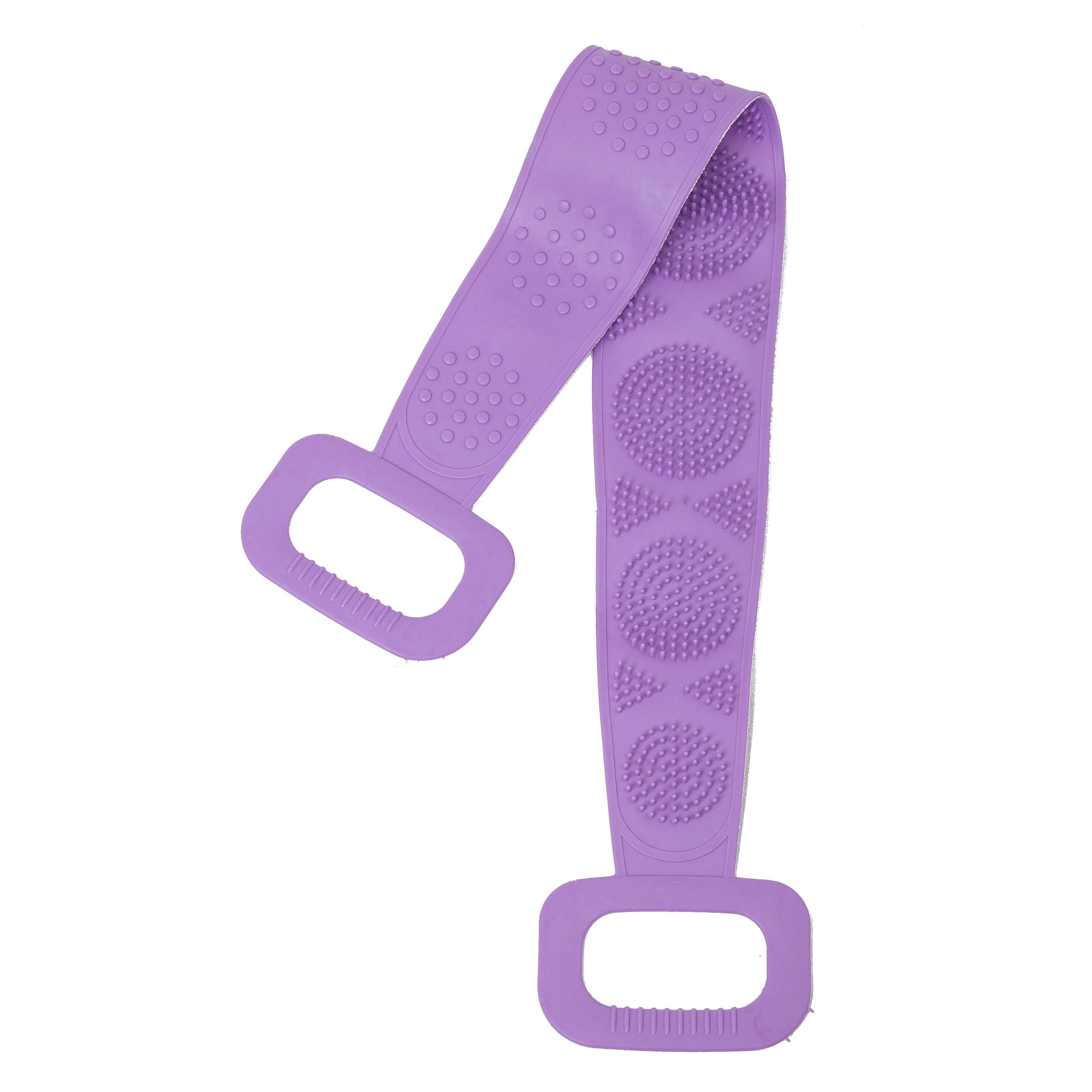 Body Scrubber Rubbing Back Peeling Massage Shower Extended Scrubber Skin Clean Brushes Body Sponge Silicone Brushes Bath Towels