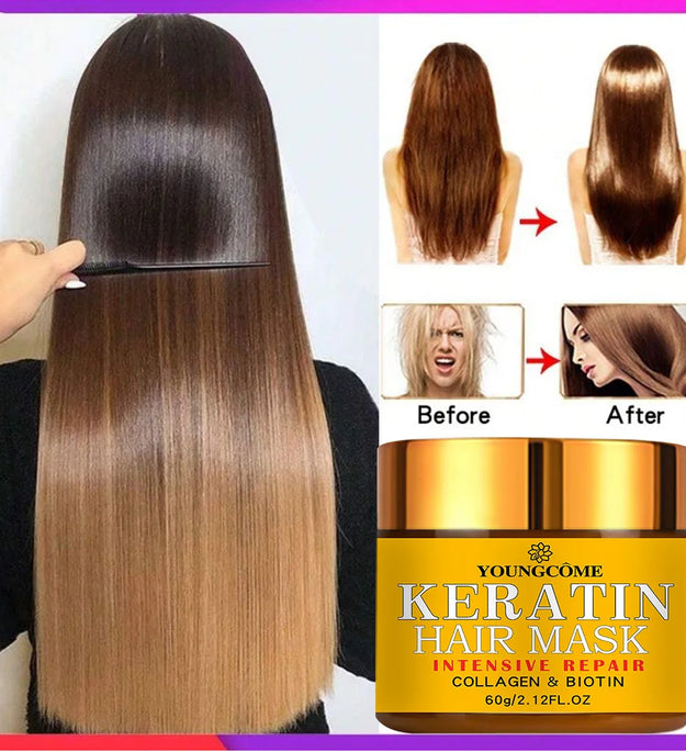 Hair Repairs Hair Mask Biotin Collagen Keratin Treatment Hairs Conditioner Hair Essential Oil Nourishing for Dry Damaged