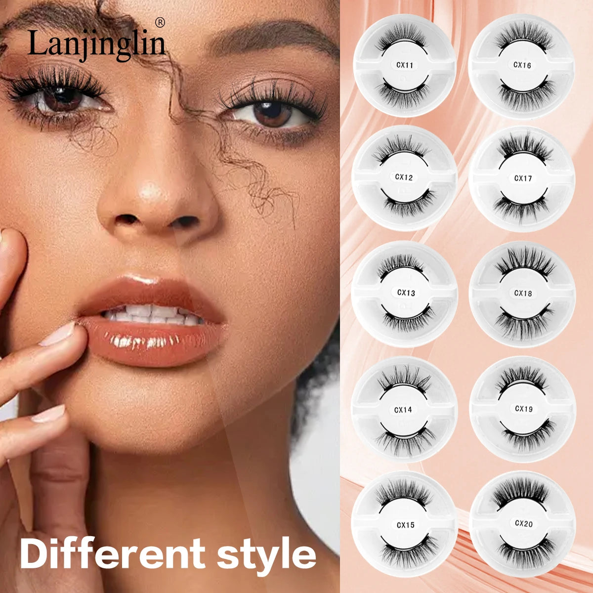 10 Pairs 3D Magnetic False Eyelashes Tweezer Set Reusable False Eyelashes Set Natural Mink False Lash Eyelash Makeup Tool