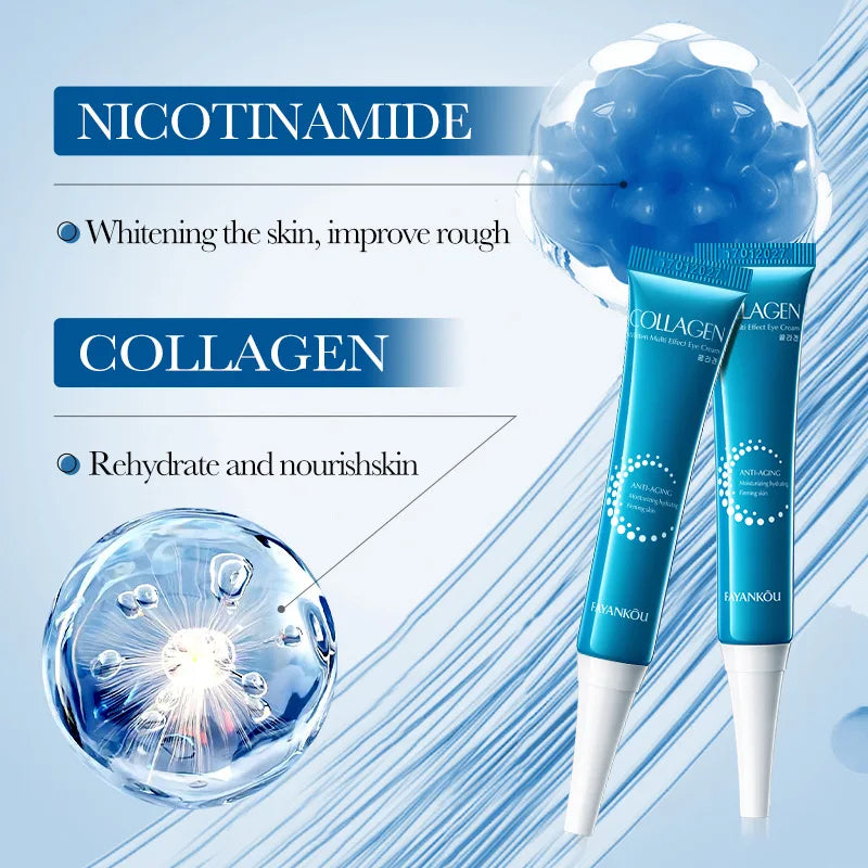 60pcs/box Crystal Collagen Eye Mask Anti Dark Circles Remove Eye Bags Firming Moisturizing Eye Patches Gel Pads Eyes Skin Care