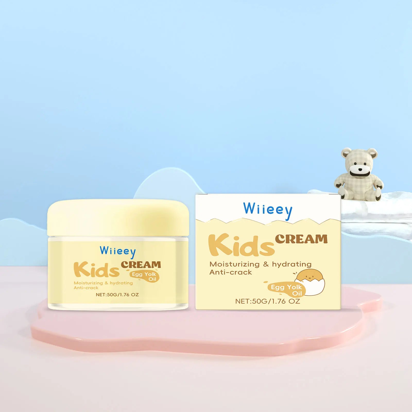 Baby Cream Face Moisturizer Soothing Fragrance Free Organic Skin Protection Children Kids Nourishing Body Lotion Baby Bum Cream