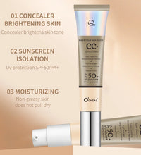 Ocheal 30g CC Cream Foundation Waterproff Concealer Moisturizing Sunscreen Liquid SPF 50+ Long Lasting Brightening Makeup Primer - BlissFully