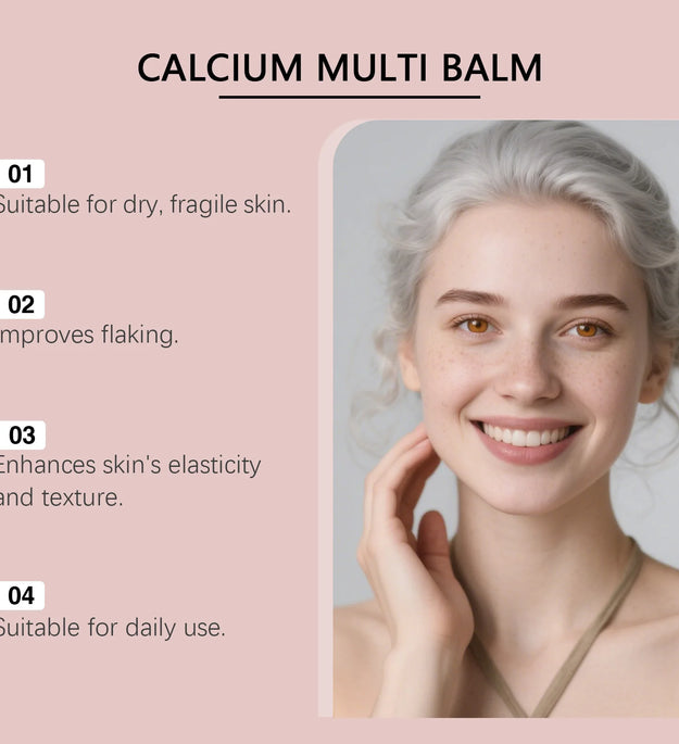 Calcium Multi Balm Firming Lightweight Hydrating Face Balm Tightening Smoothing Moisturing Stick Daily Skincare