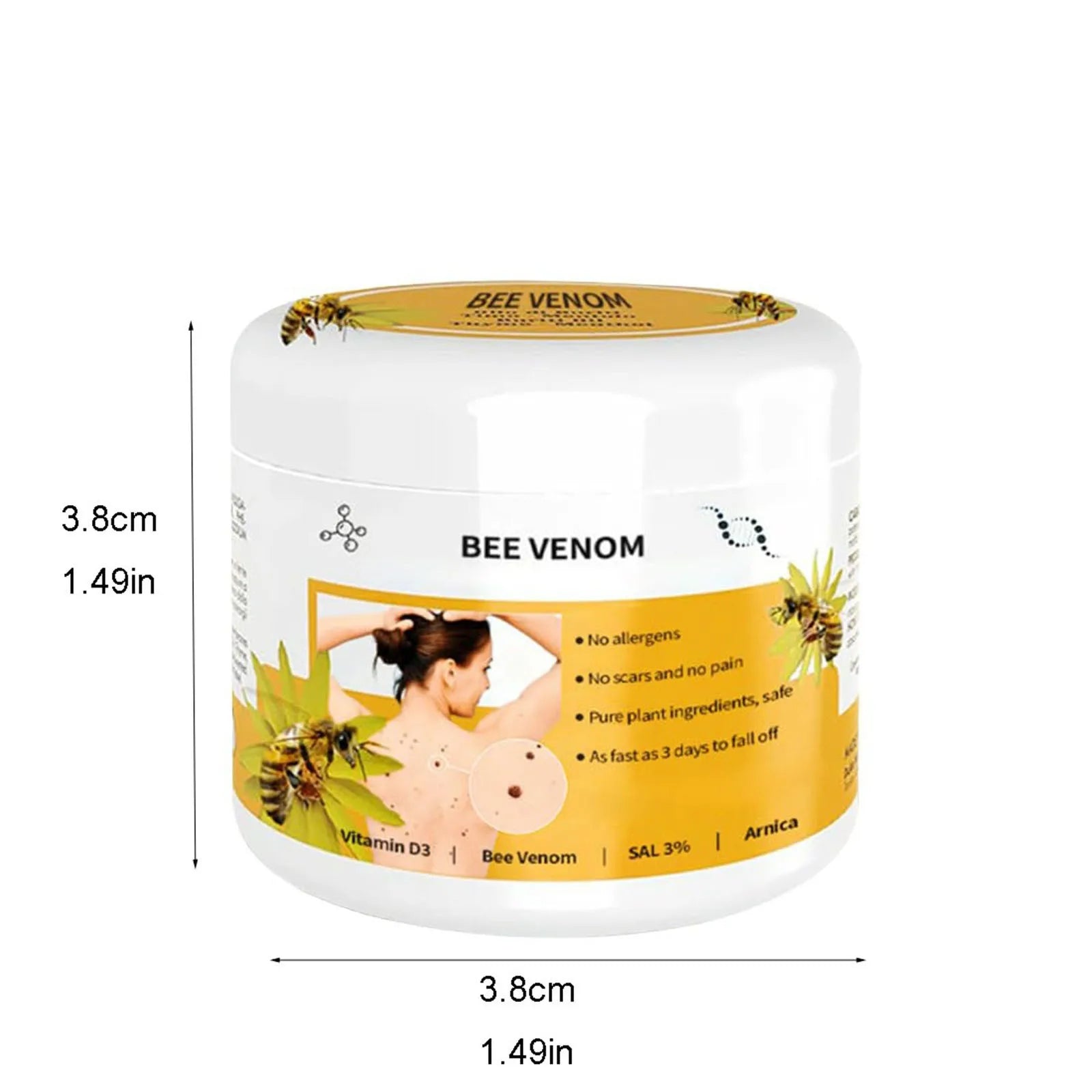 Bee Venom Cream Repair Hand and Foot Skin Redness and Itchiness Moisturizing and Smoothing Skin Care Cream Body Care Gift