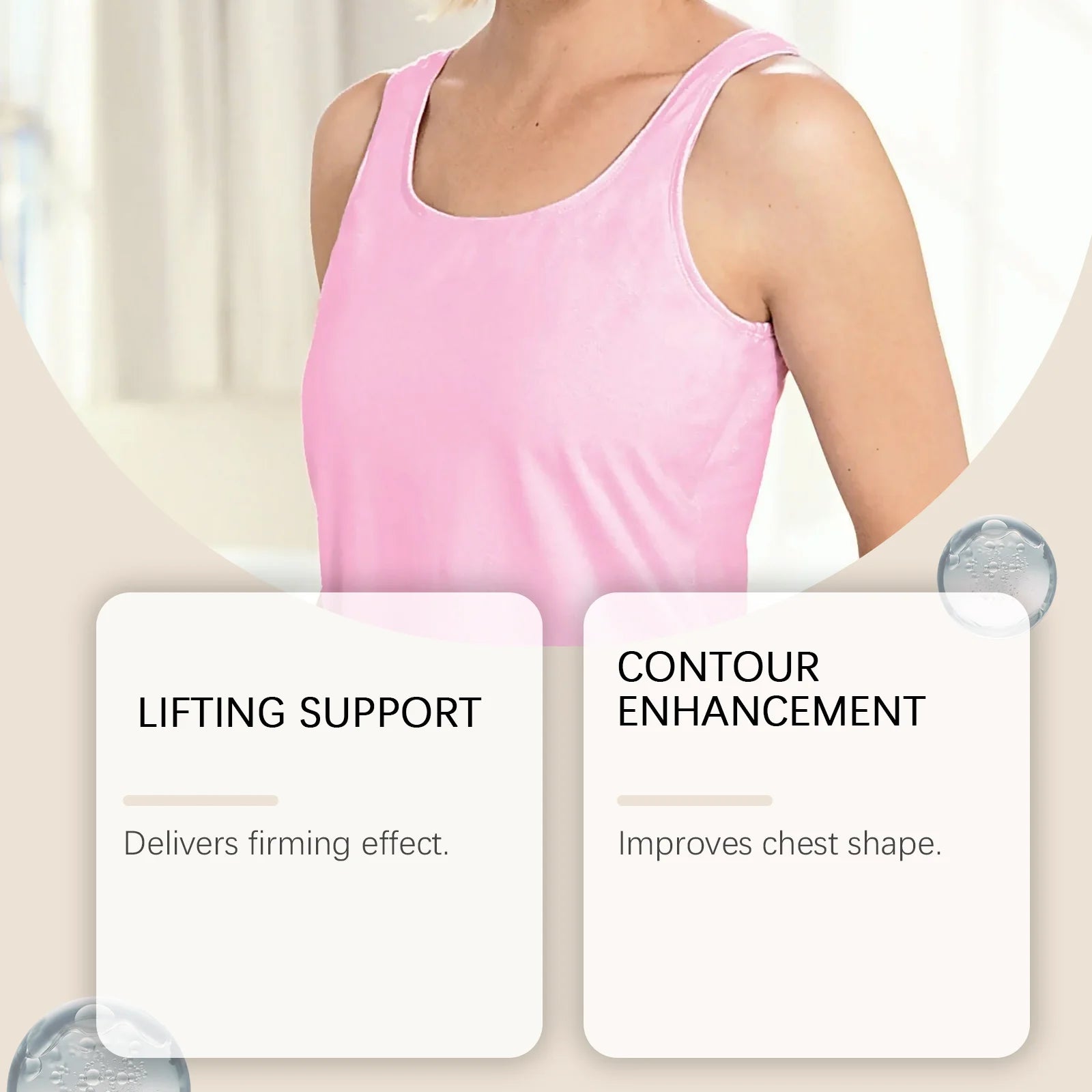 10 Pcs Breast Lifting Patch Firming & Shaping Skin Care Hydrolyzed Collagen Infused Invisible & Comfortable Wear for Women