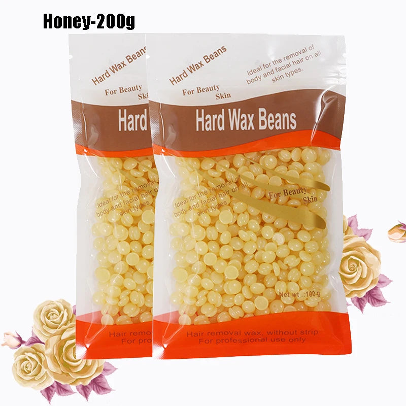 1000g/200g/50g  Hot Wax Hair Removal Depilatory Waxing Wax Beads For Wax Heater Painless for Body Hairs Removal Beans