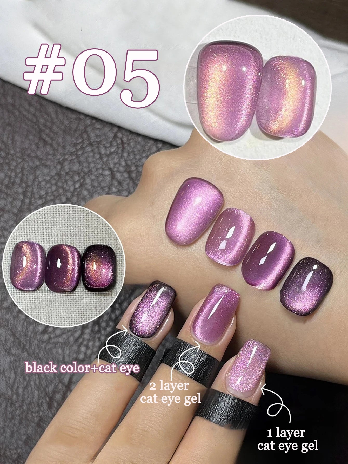 1-21pcs WS Japanese style Sparkling White Gel Nail Polish Fine Sparkling Pink Glitter Cat Eye Nail Gel Nail Art Home DIY