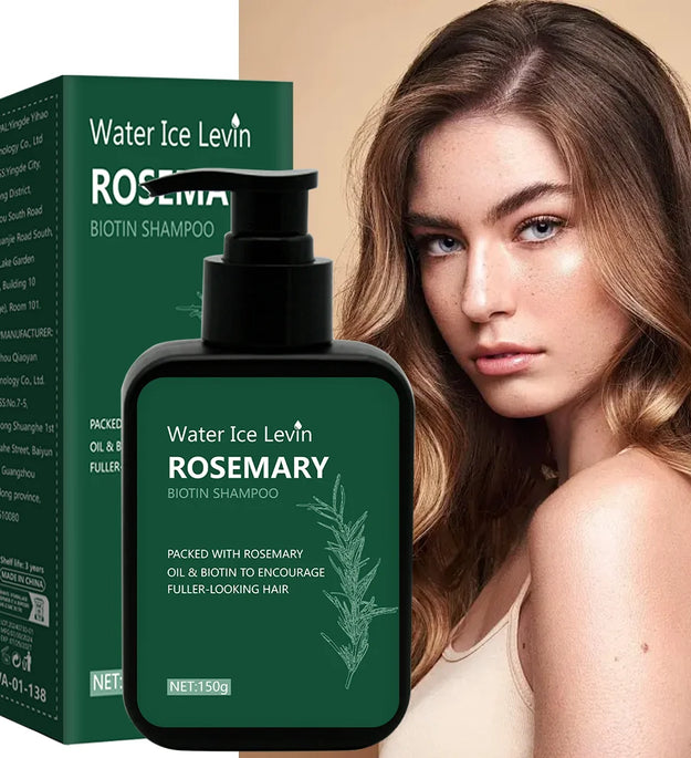Rosemary Biotin Shampoo Hair Growth Deep Cleansing Scalp Care Oil Control Strengthening Hair Root Shampoo 150ml