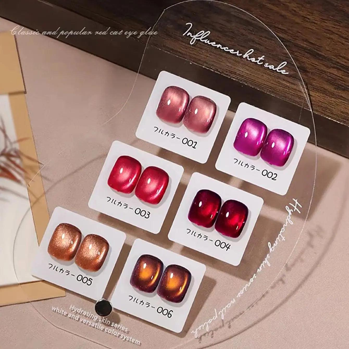 WS Black Glass Cat Magnetic Gel Nail Polish Punk Style Nail Art Manicure Varnis Semi Permanent Gel for Winter Nail Supplies