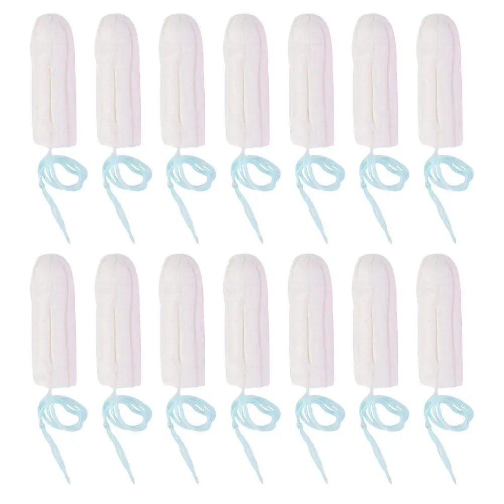 50Pcs Female Sanitary Tampons One-Time Disposable with Finger Push-in Cotton Material Travel Friendly Period Care Soft