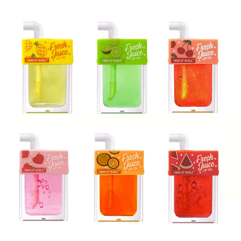 4-color rich fruit lip gloss lipstick lipbalm moisturizes and nourishes the lips, making them naturally shiny  Christmas gift