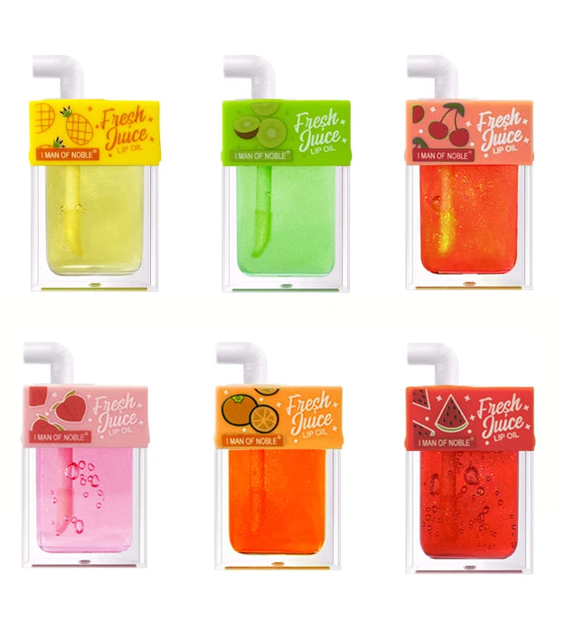 4-color rich fruit lip gloss lipstick lipbalm moisturizes and nourishes the lips, making them naturally shiny  Christmas gift