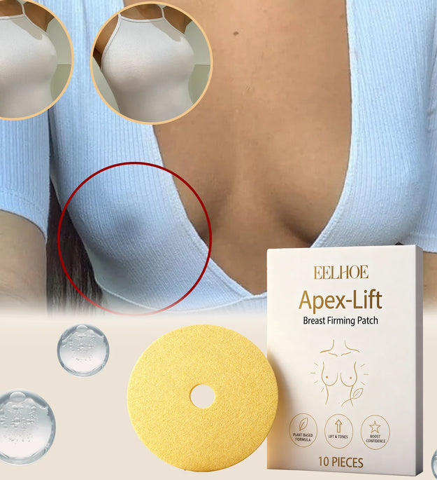 10 Pcs Breast Lifting Patch Firming & Shaping Skin Care Hydrolyzed Collagen Infused Invisible & Comfortable Wear for Women
