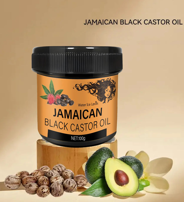 Jamaican Black Castor Oil 100g, Moisturizing Hair Wax, Enhancing Hair Quality, Improving Dryness and Dandruff, Suitable for All Hair Types, Suitable for Men and Women,