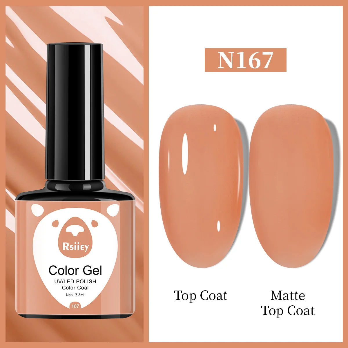 1pcs 7.3ml White Gel Nail Polish French Manicure Gel Polish Semi Permanent Soak Off UV Gel Varnish Base Top Coat Winter Nail 105