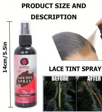 Lace Tint Spray For Wigs, Waterproof Lace Tint Melting Mousse Spray Concealer For Lace Closure Front Wigs Toupees - BlissFully