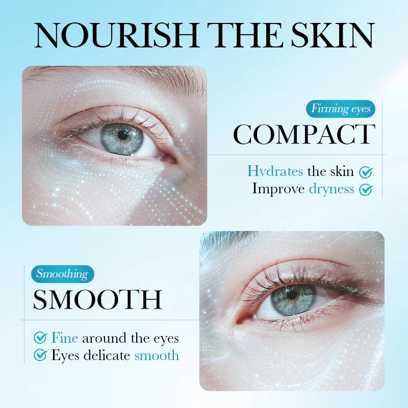 10 Pack Hydrogel Collagen Eye Mask - Intense Hydration for Glowing Skin, Firming & Smoothing Fine Lines, All Skin Types