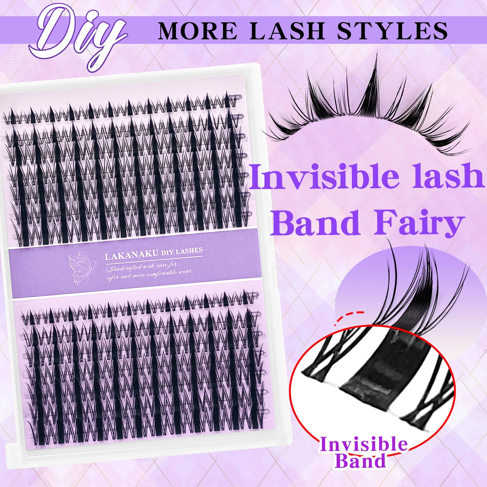 Spiky Manga Lashes Cluster Anime Eyelashes, Doll Eye Effect, Lightweight & Fluffy, Easy Application for Beginners Spiky Lashes