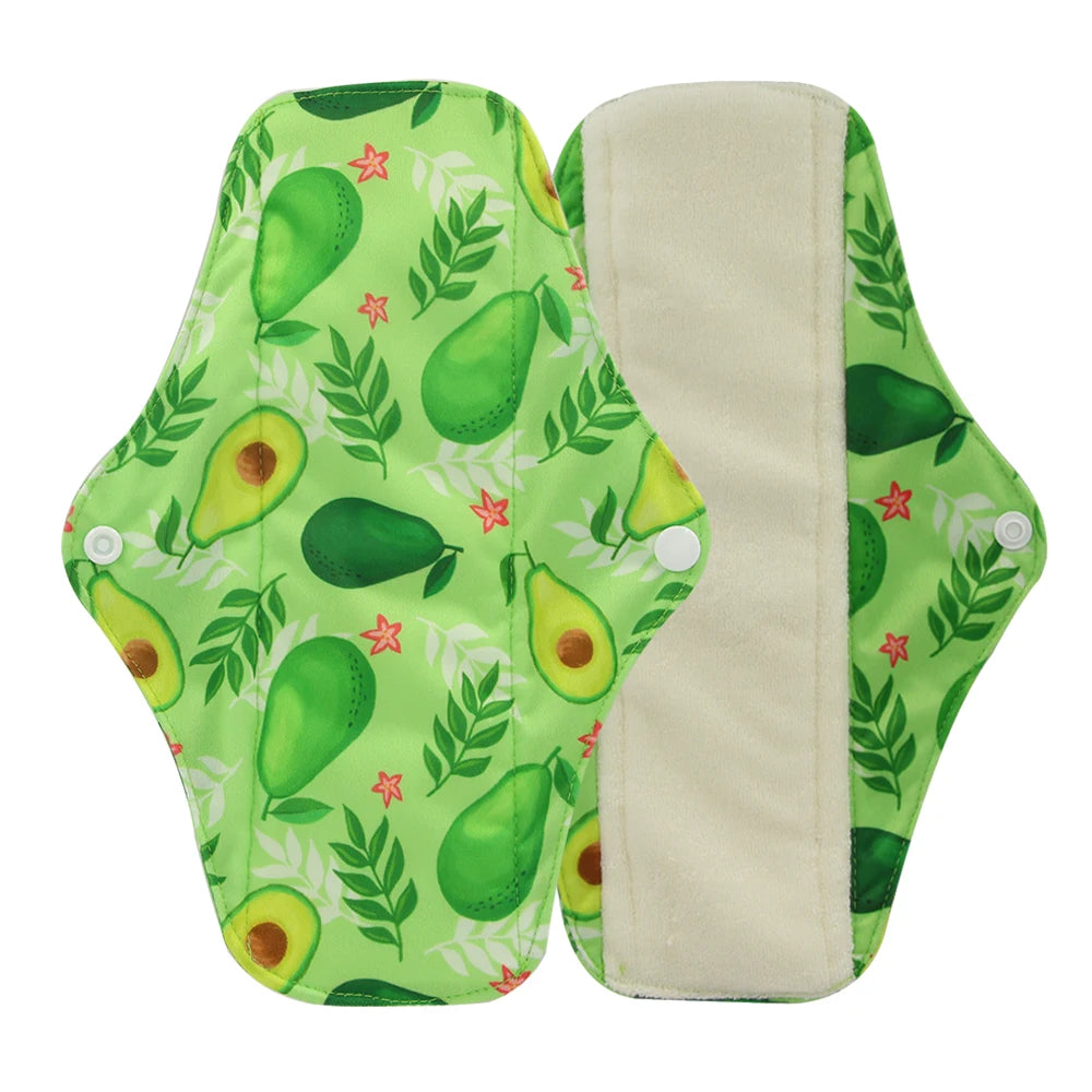 Washable Menstrual Pad Panty Liner Reusable Cloth Sanitary pad Hygienic and Soft Washable Charcoal Menstrual Dropshipping