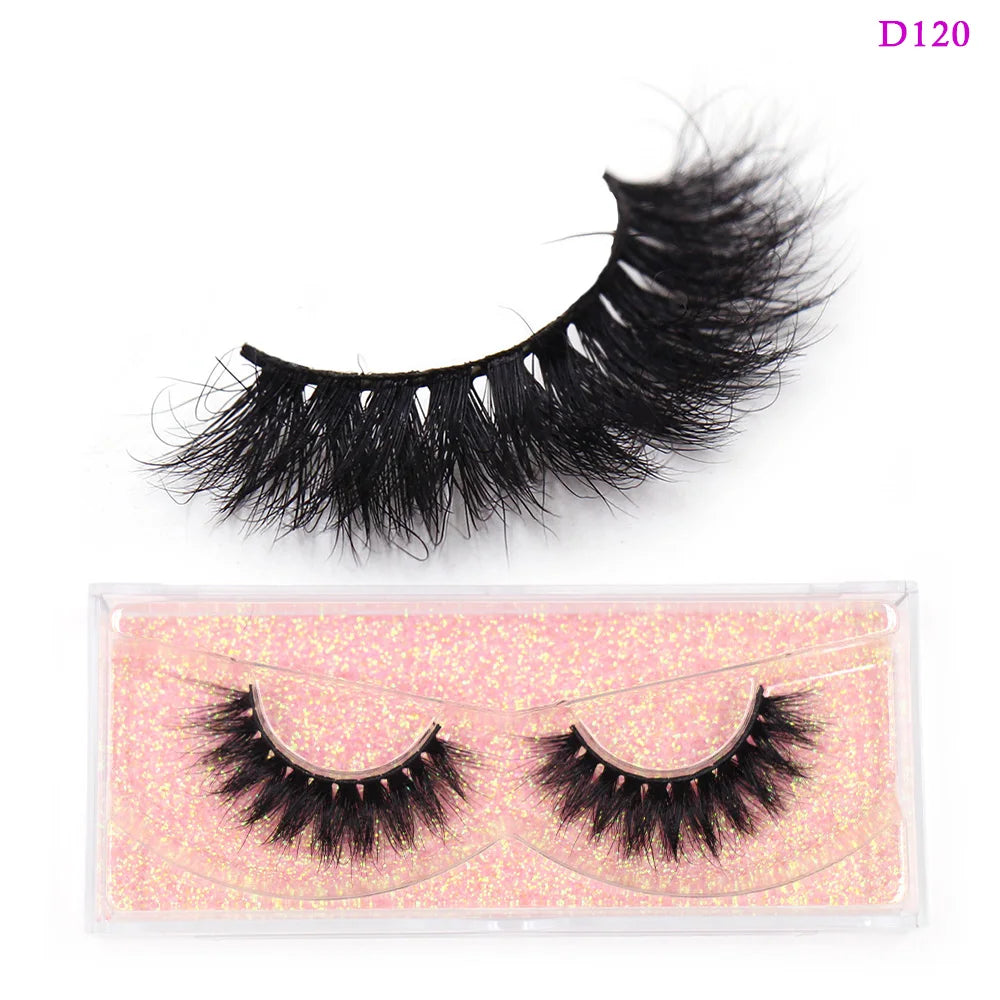 LEHUAMAO Eyelashes 3D Mink Lashes natural handmade volume soft lashes long eyelash extension real mink eyelash for makeup D103