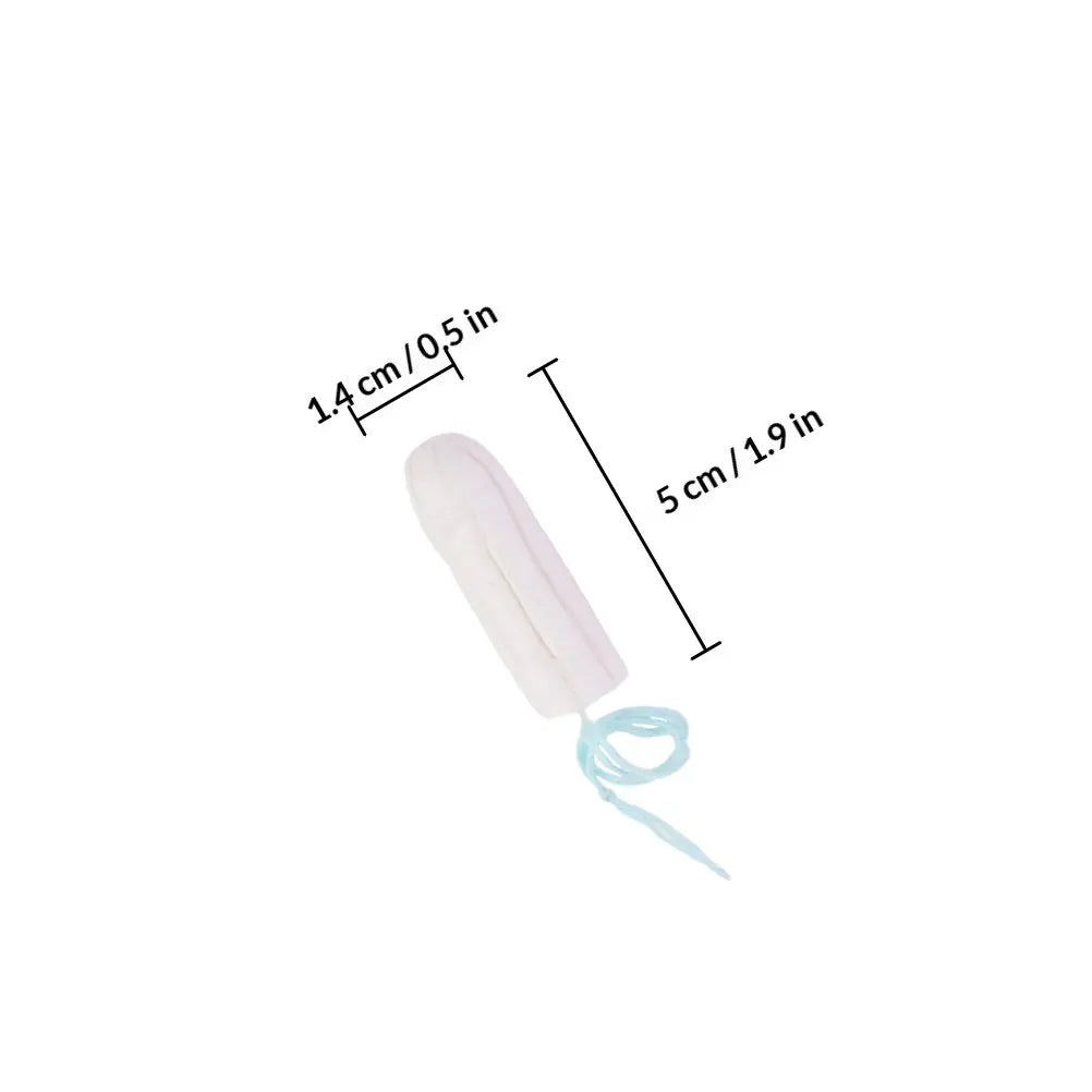 10Pcs Female Sanitary Tampons One-Time Lightweight Compact Cotton Menstrual Tool Super Absorbent Breathable Supplies