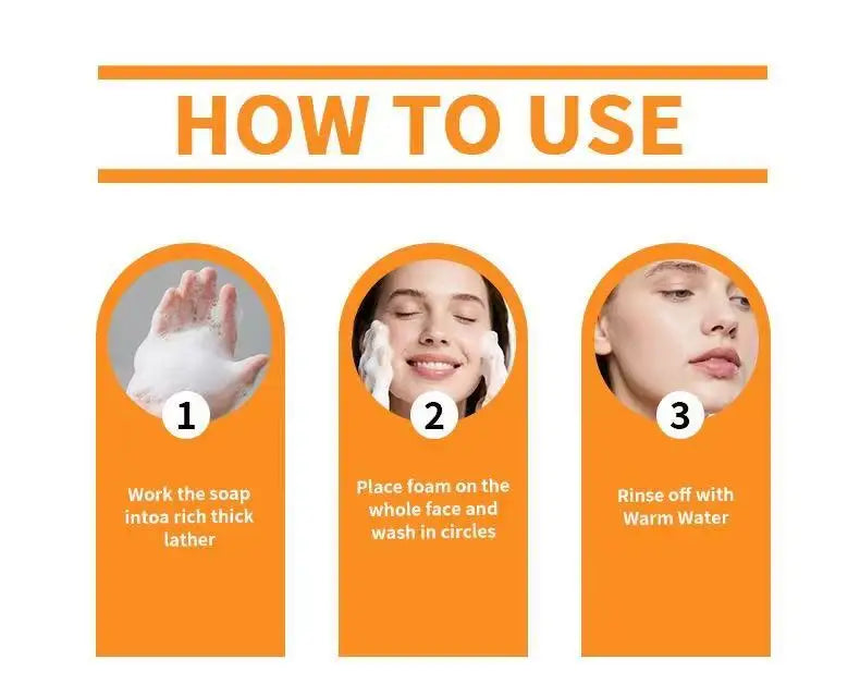 4PCS fruit jelly soap, deeply cleanses and removes makeup, bathes the whole body, moisturizes and nourishes