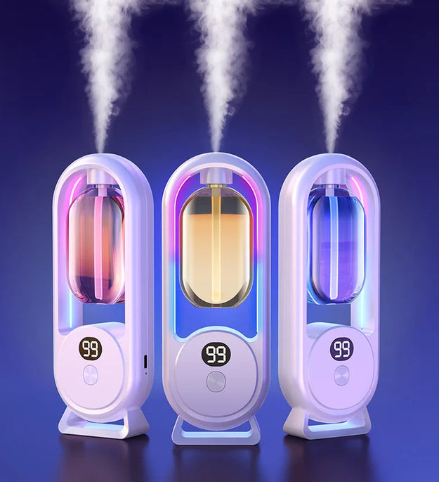 Rechargeable portable aroma diffuser Essential Oil Aromatherapy machine Timed air freshener to remove odors 5 modes timed spray